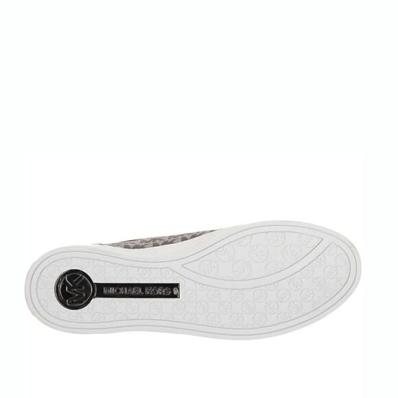 New! MICHAEL KORS Women's MK Logo City Sneakers Shoes Laceup Size 7.5 Graphite - Picture 4 of 8